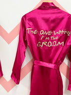 Magenta Couple Personalised Robes  | Prepaid Orders Only