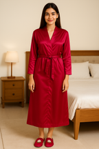 Magenta Personalise Robe + Slippers  | Prepaid Orders Only