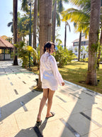 White Lace Robe  | Prepaid Orders Only