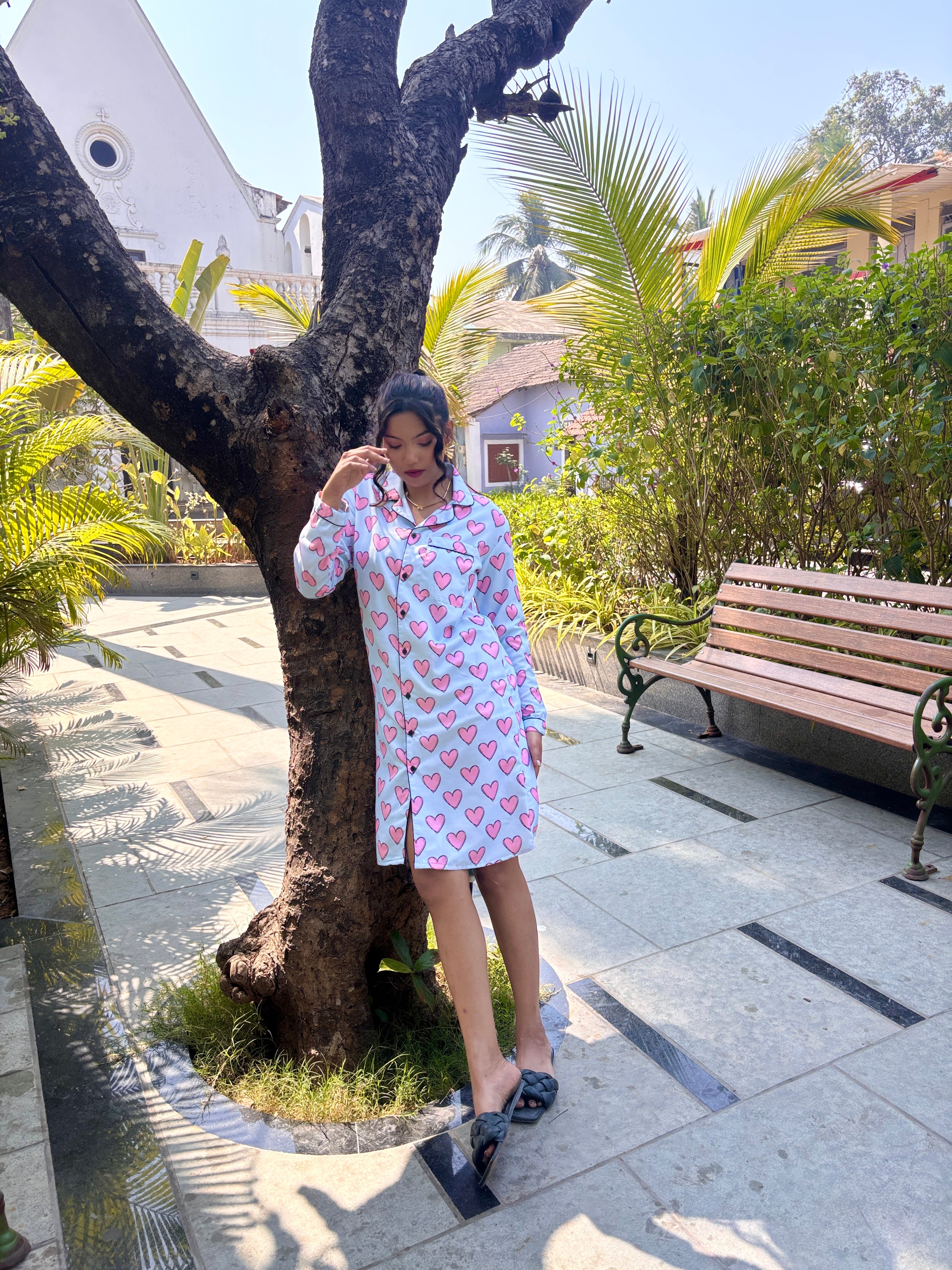 Pink Hearts Sleepshirt