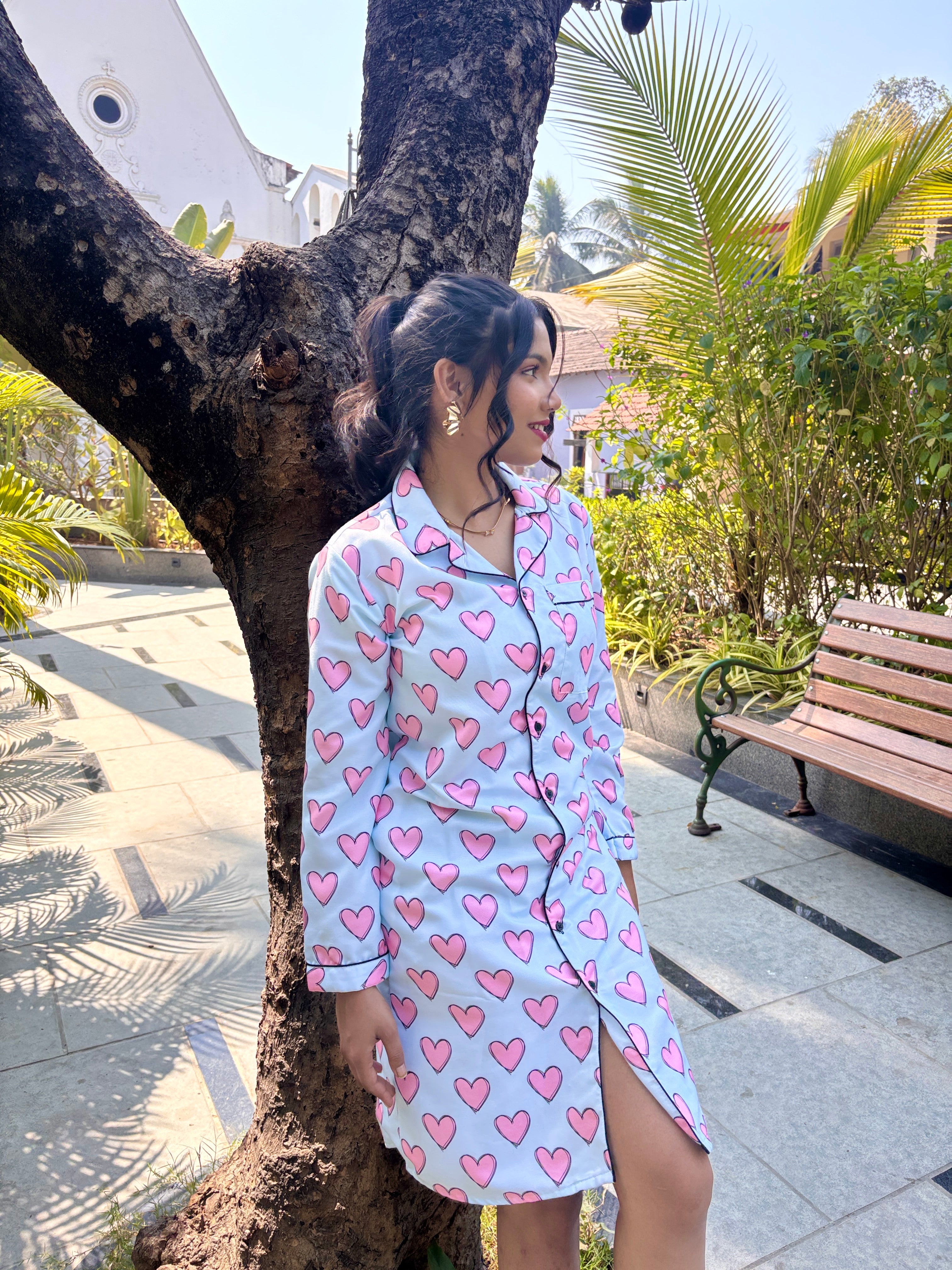 Pink Hearts Sleepshirt