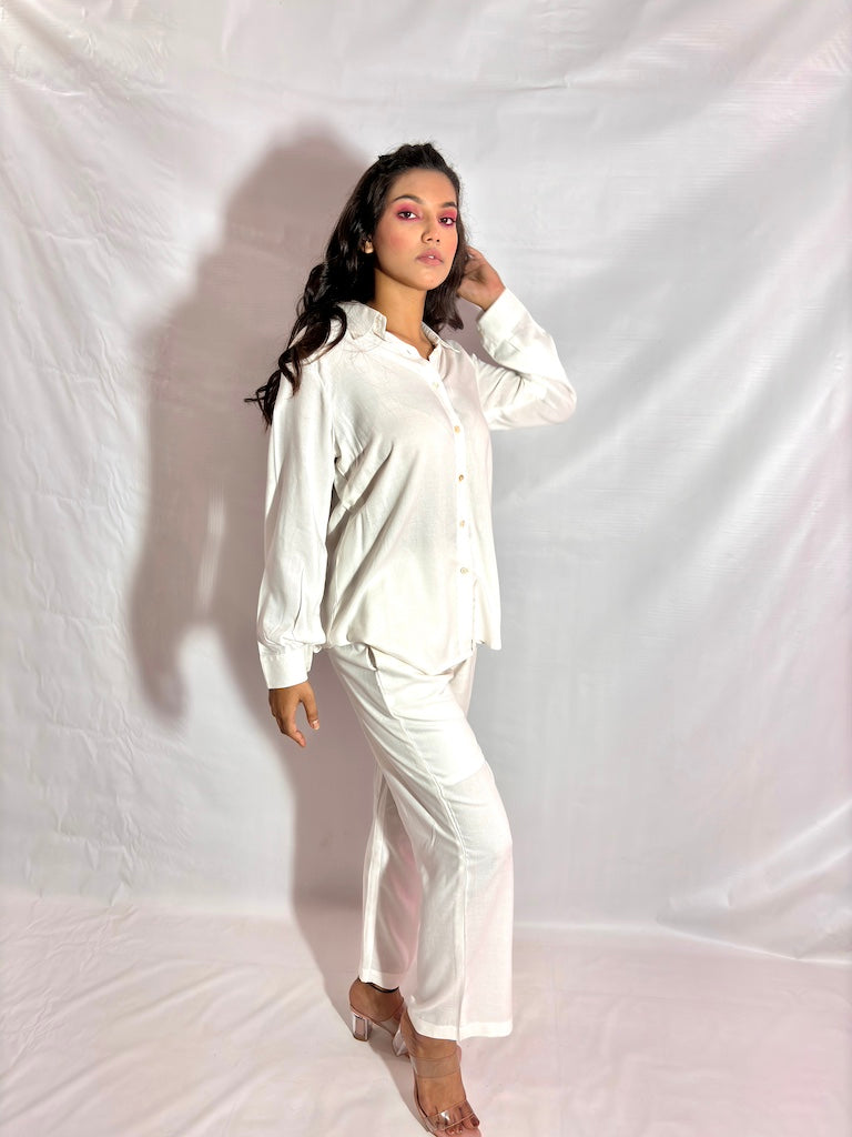 Women in White Co-Ord Set