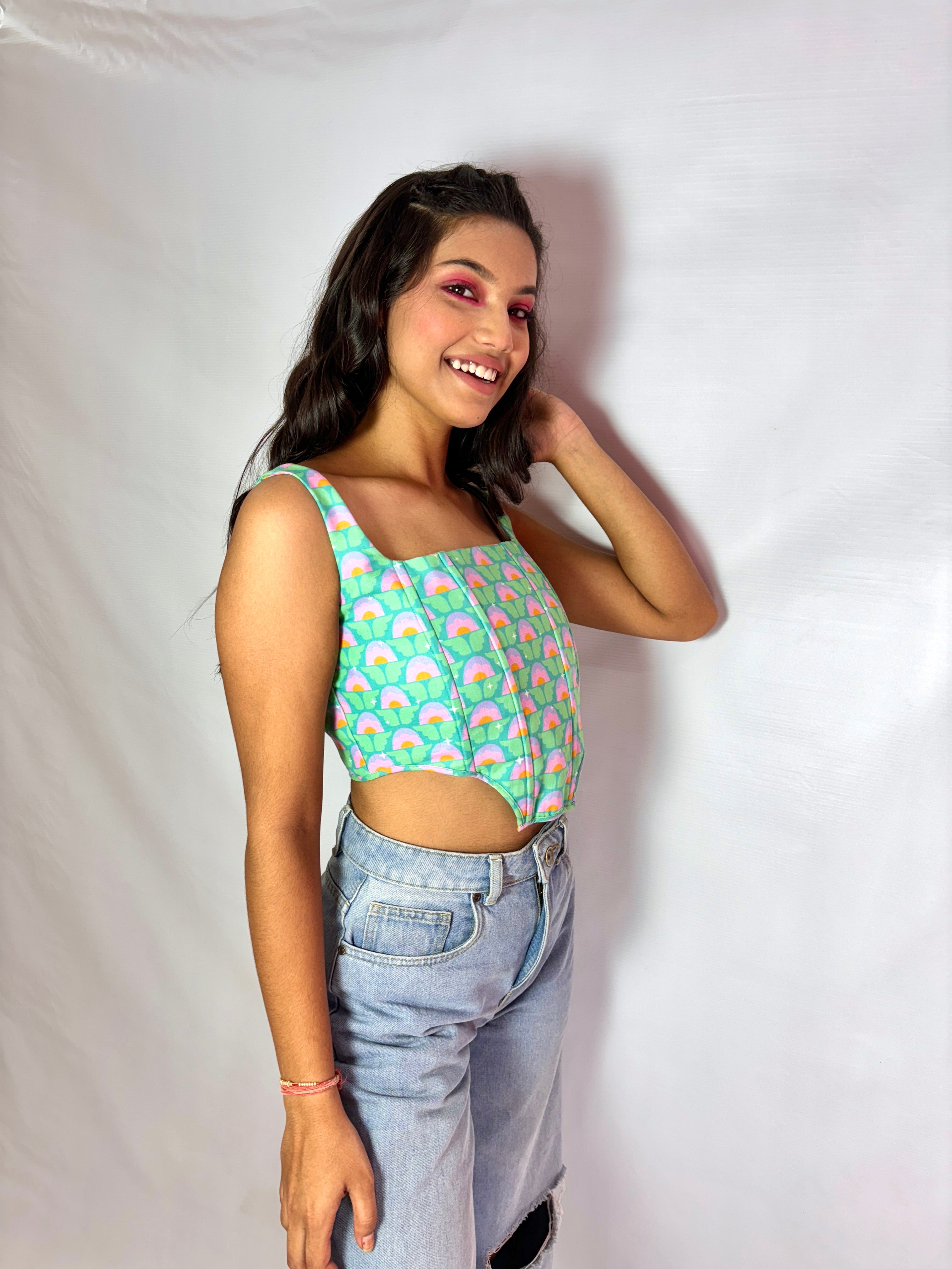 Flowers Bucket | Corset | Sizzling Collection