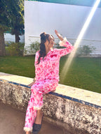 Pookie’s Pink Feathers Pj Set