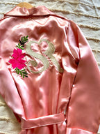 Rose Gold Personalise Robe + Slippers  | Prepaid Orders Only