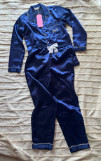 Blue Initial Personalise Pocket Pj Set  | Prepaid Orders Only