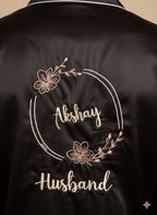 Logo Personalised Black Couple Set  | Prepaid Orders Only