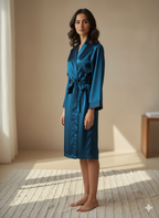 Teal Personalise Robe  | Prepaid Orders Only