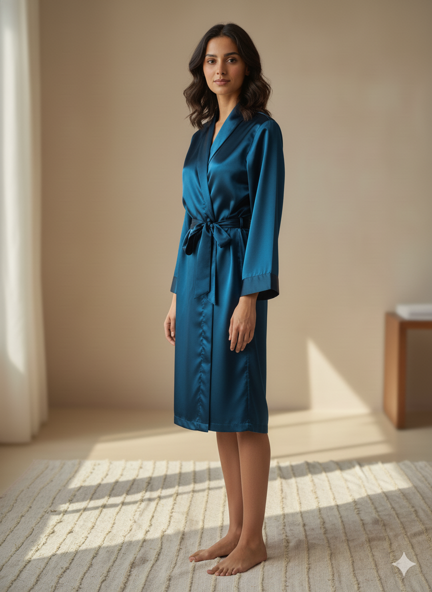 Teal Personalise Robe  | Prepaid Orders Only