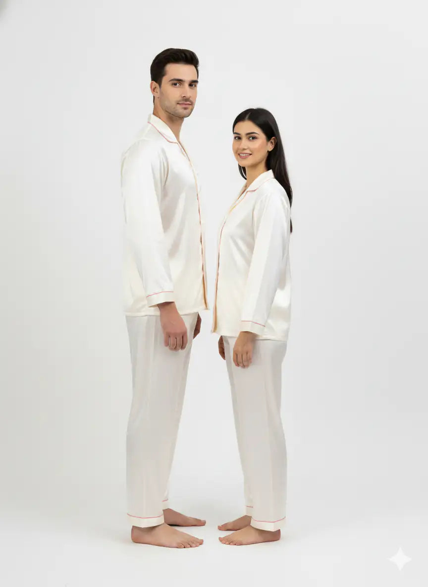 The Boss & The real Boss Satin Couple Set  | Prepaid Orders Only