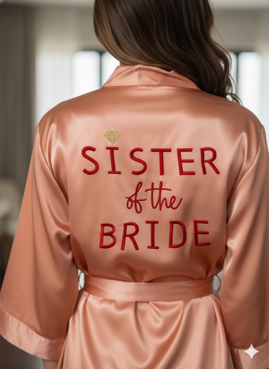 Sister of the Bride Robe Edit 2 | Prepaid Orders Only