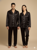Logo Personalised Black Couple Set  | Prepaid Orders Only