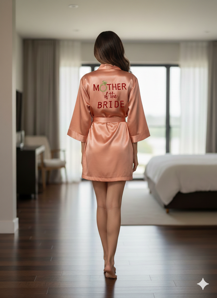 Mother of the Bride Robe Edit 2  | Prepaid Orders Only
