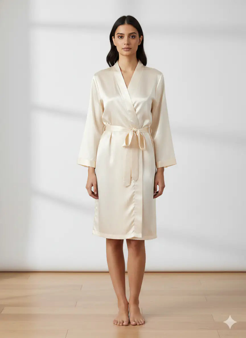 Bride's Pink thread work Robe Edit 2  | Prepaid Orders Only