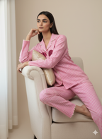 Checked Hearts Pj Set