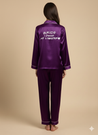 Purple Bride I Found My Lobster Satin Pj Set  | Prepaid Orders Only