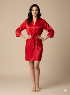 Red Personalise Robe  | Prepaid Orders Only