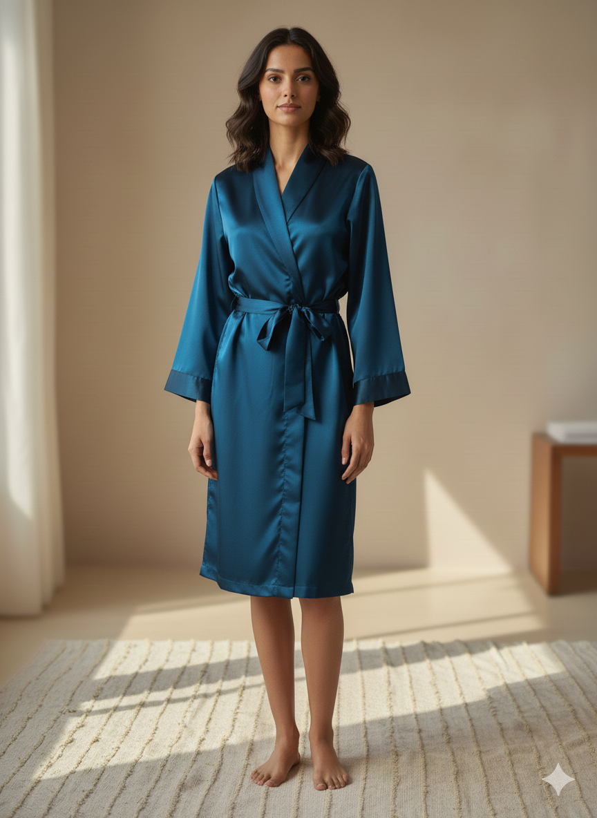 Teal Personalise Robe  | Prepaid Orders Only
