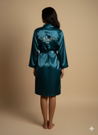 Teal Personalise Robe  | Prepaid Orders Only