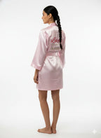 Baby Pink Personalise Robe  | Prepaid Orders Only