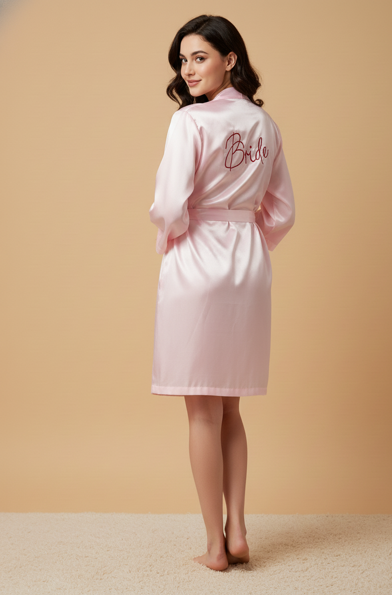 Bride's Gold thread work Robe   | Prepaid Orders Only