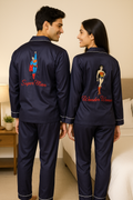Superman & Wonder Woman Satin Couple Set  | Prepaid Orders Only