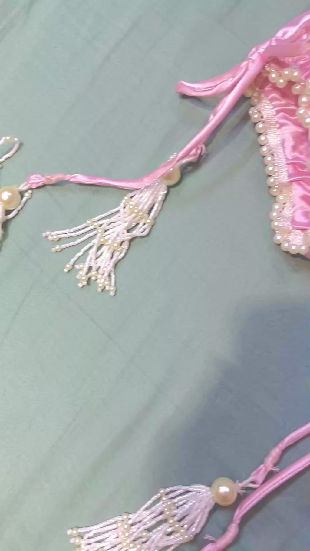 Handworked Baby Pink Chooda Cover   | Prepaid Orders Only