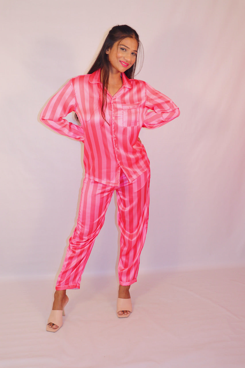 Pink Bubble Pj Set