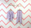 Lilac Cow Kaftan Set-Comfy Nights