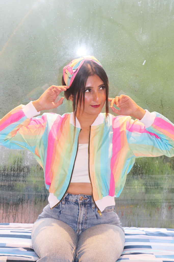 Rainbow Bomber Jacket