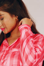 Pink Bubble Pj Set