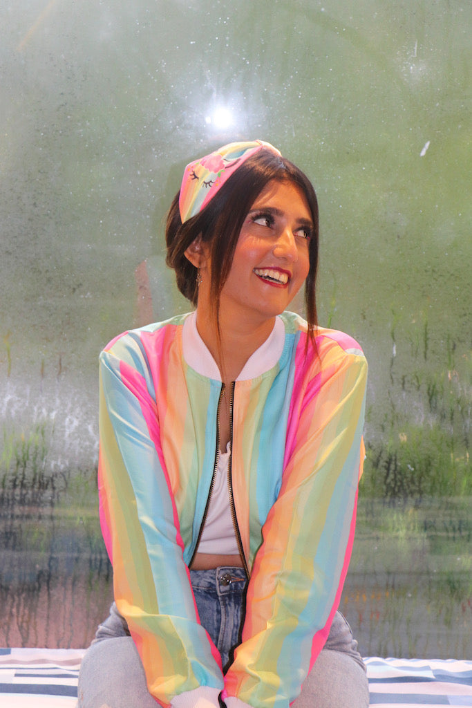 Rainbow Bomber Jacket