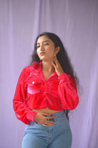 Pink Velvet Crop