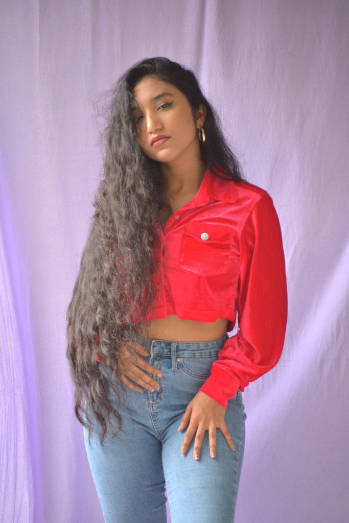 Pink Velvet Crop