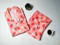 Strawberry Flowers Pj Set