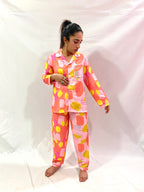 Orange Cocktail PJ Set