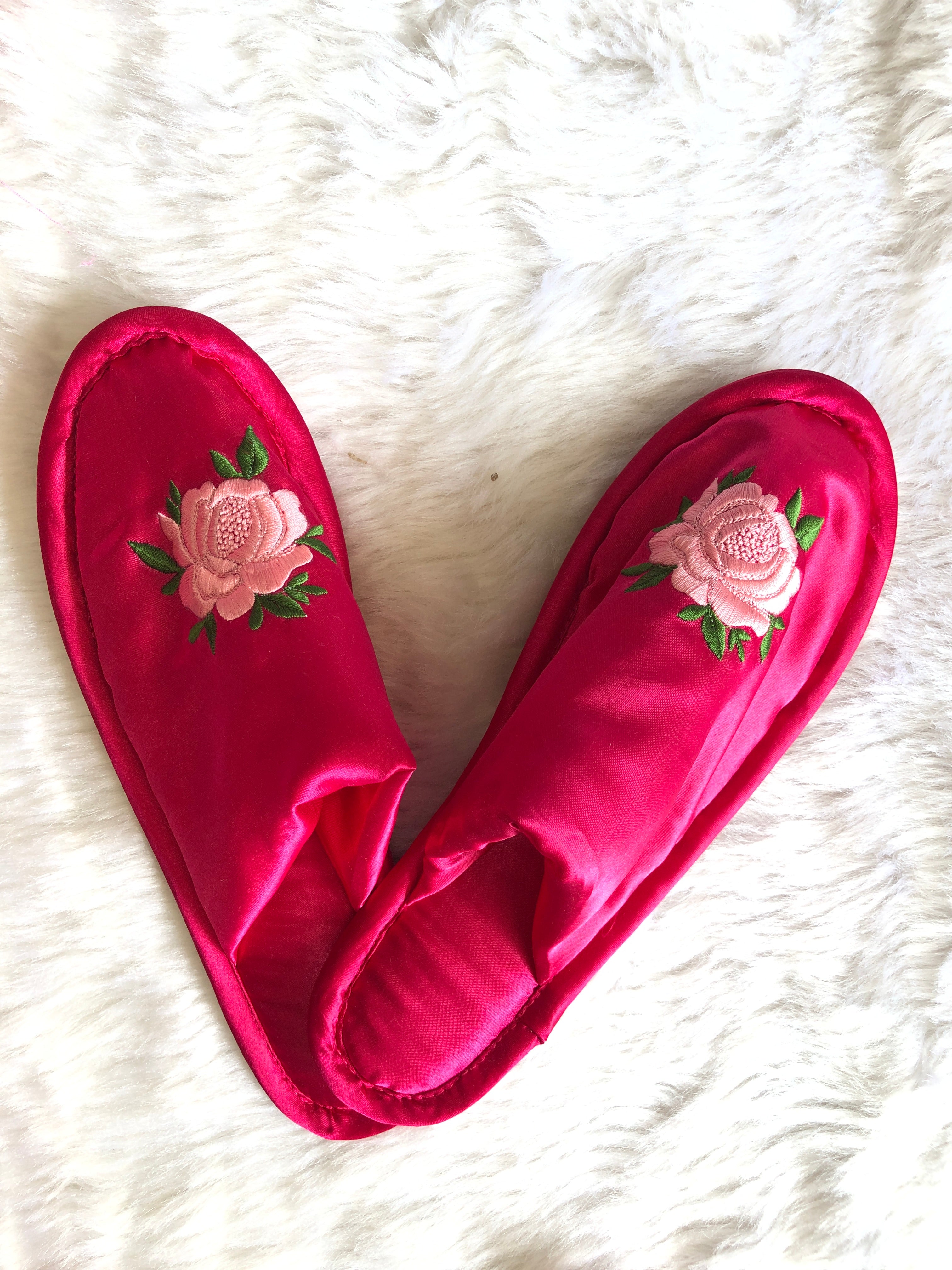 Magenta Personalise Robe + Slippers  | Prepaid Orders Only