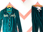 Boss Lady Velvet Pj Set | Prepaid Orders Only
